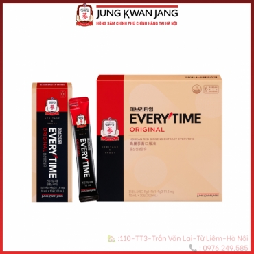tinh chat hong sam pha san extract everytime original 10ml x 30 goi